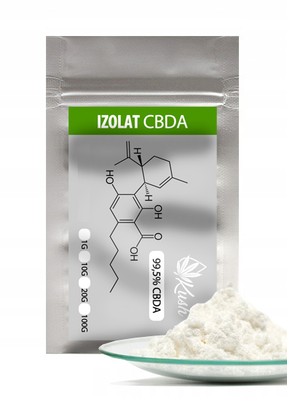 Czysty Cannabidiolic acid IZOLAT CBDA Kush 99,5% 1g