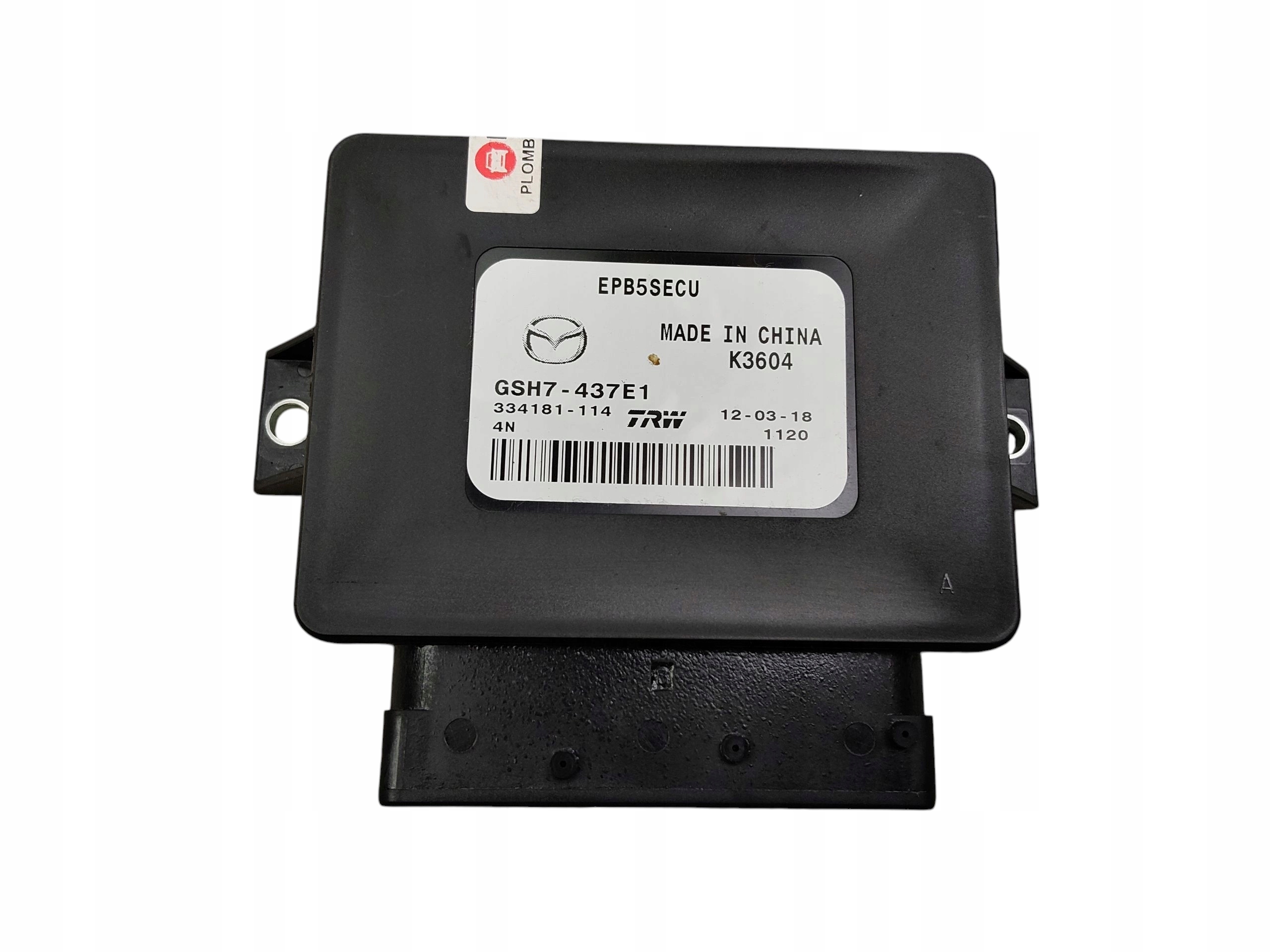 module control unit electric brake MAZDA 6 III GJ/GL GSH7-437E1