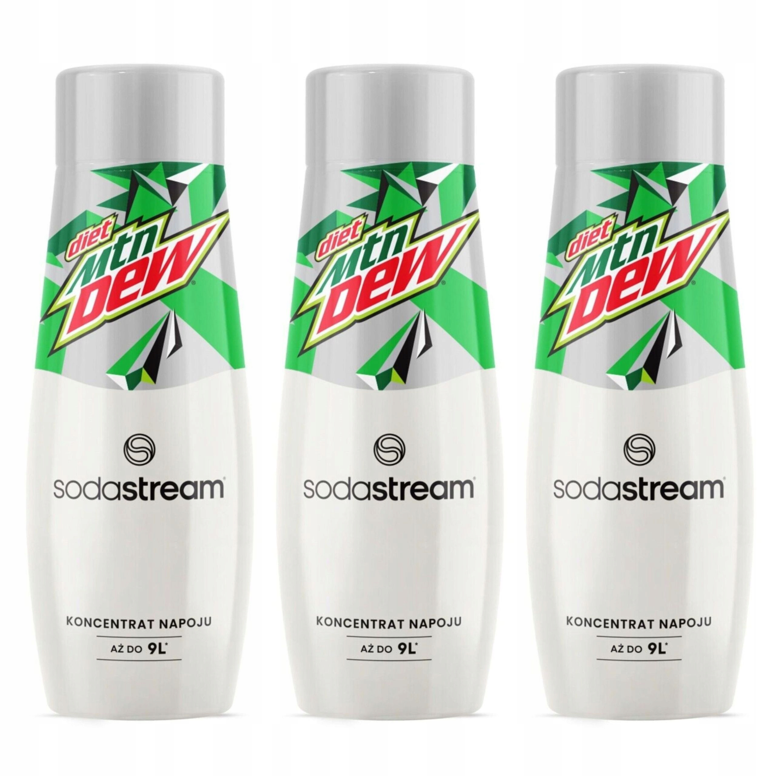 Sirup koncentrát šťáva SodaStream Mountain Dew Diet Bez Cukru 3 ks