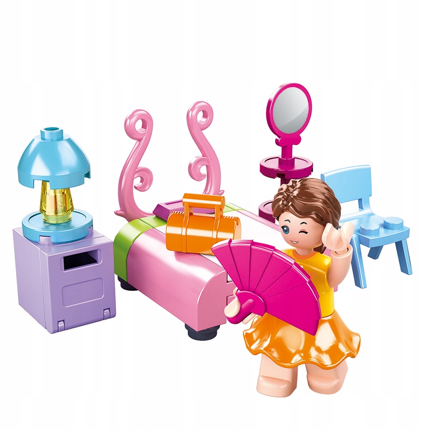 

Klocki Sluban Sypialnia Łóżko Pokój Mebelki