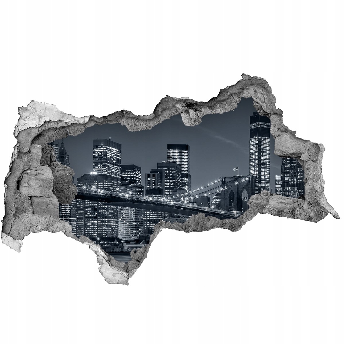 

Fototapeta dziura na ścianę Manhattan Nowy Jork