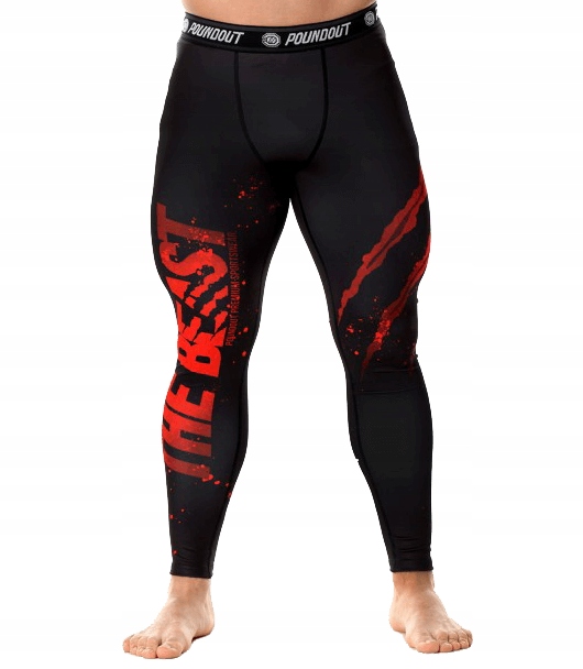 Poundout Legginsy treningowe męskie Beast M