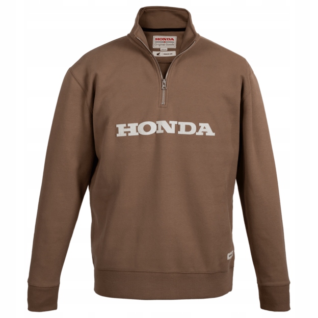 08AUD-THD-002BS Mikina Honda Htg so zámkom 1/4 Piesková S