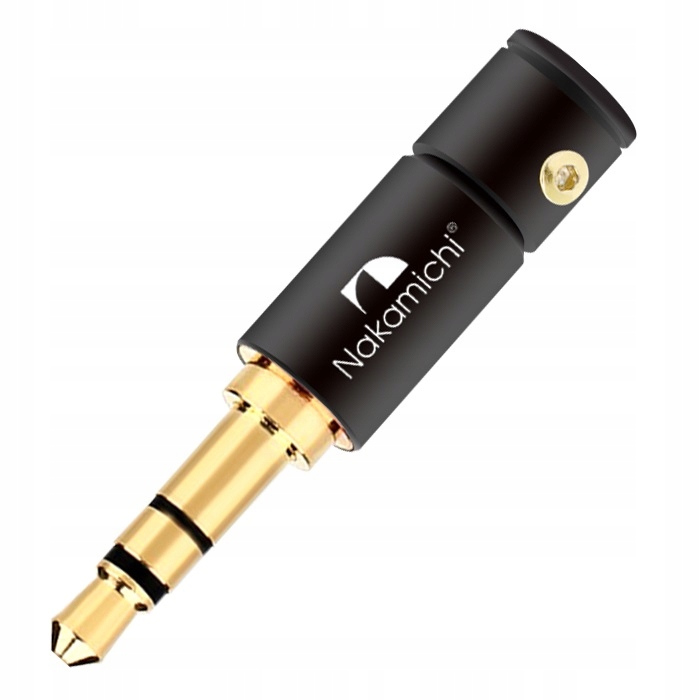

Wtyk mini jack 3.5mm 3 pola Nakamichi Hq Ofc Gold
