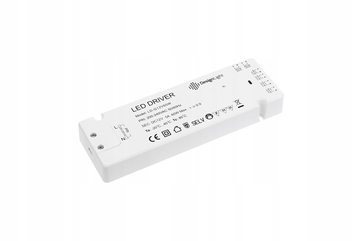 Zasilacz do oświetlenia LED Design Light DESTRALD60WT porównaj