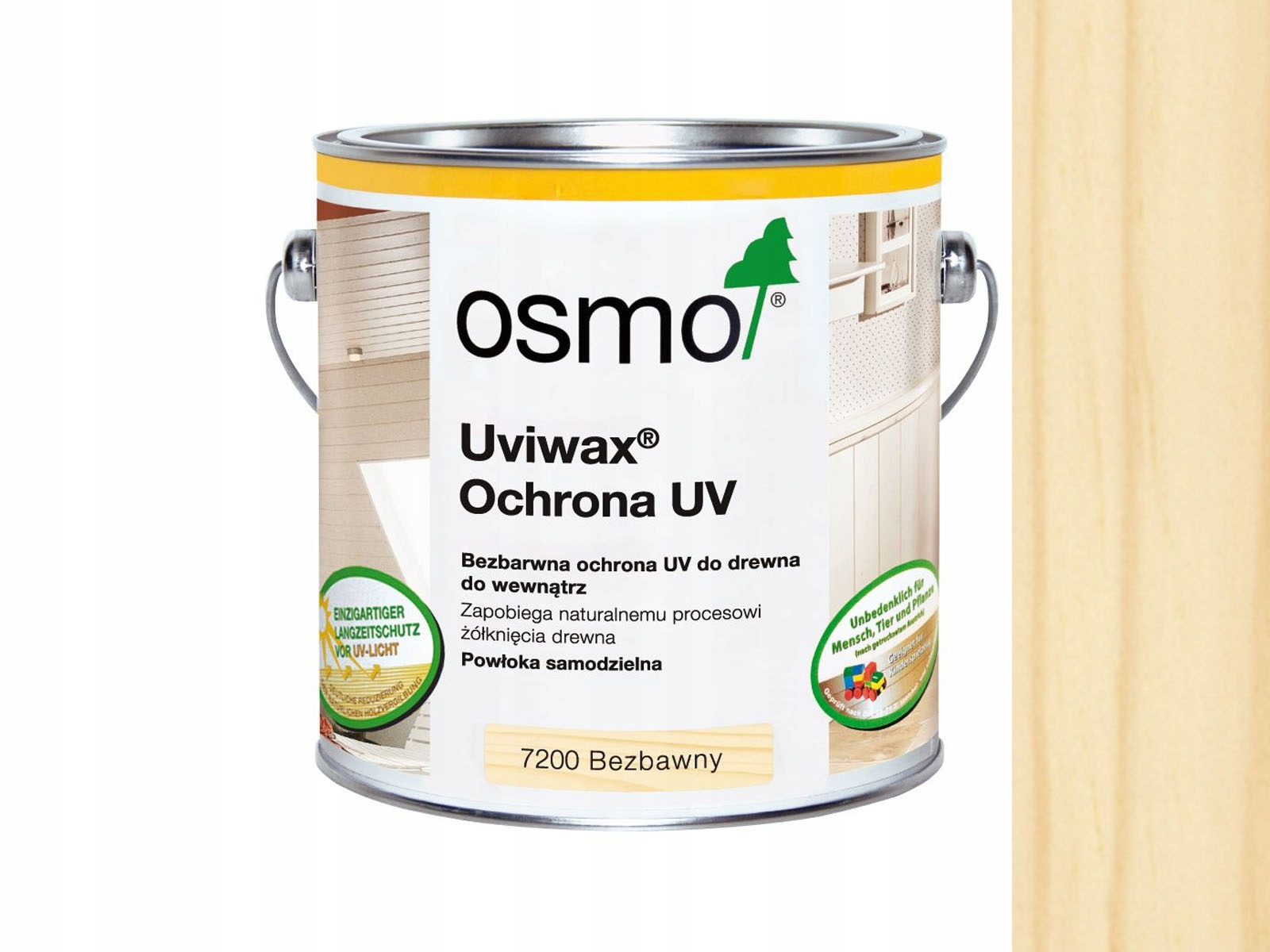 

Osmo Ochrona Drewna Uviwax Bezbarwna 7200 125ml