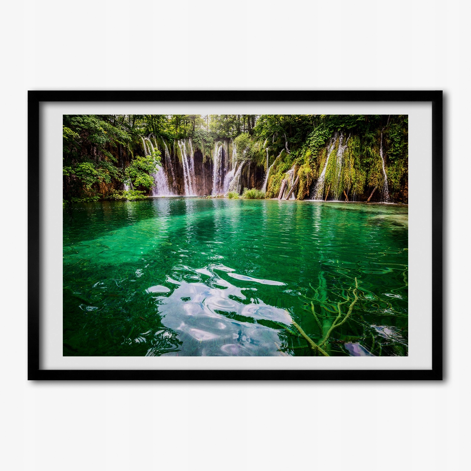 Fotoobraz s rámečkem Mdf Plitvické jezero 100x70