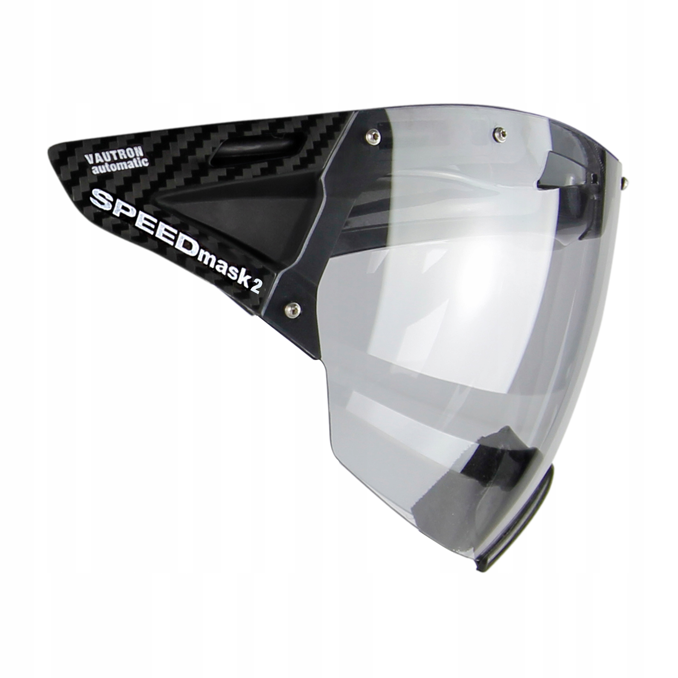 Szyba SPEEDmask 2 do kasków rowerowych Casco Visor black Vautron