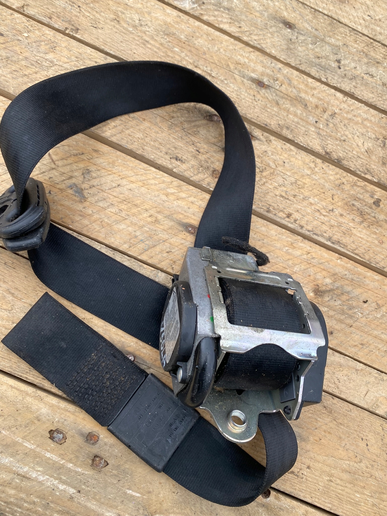 tension belt safety right front front right audi a3 8p 8p3857706a