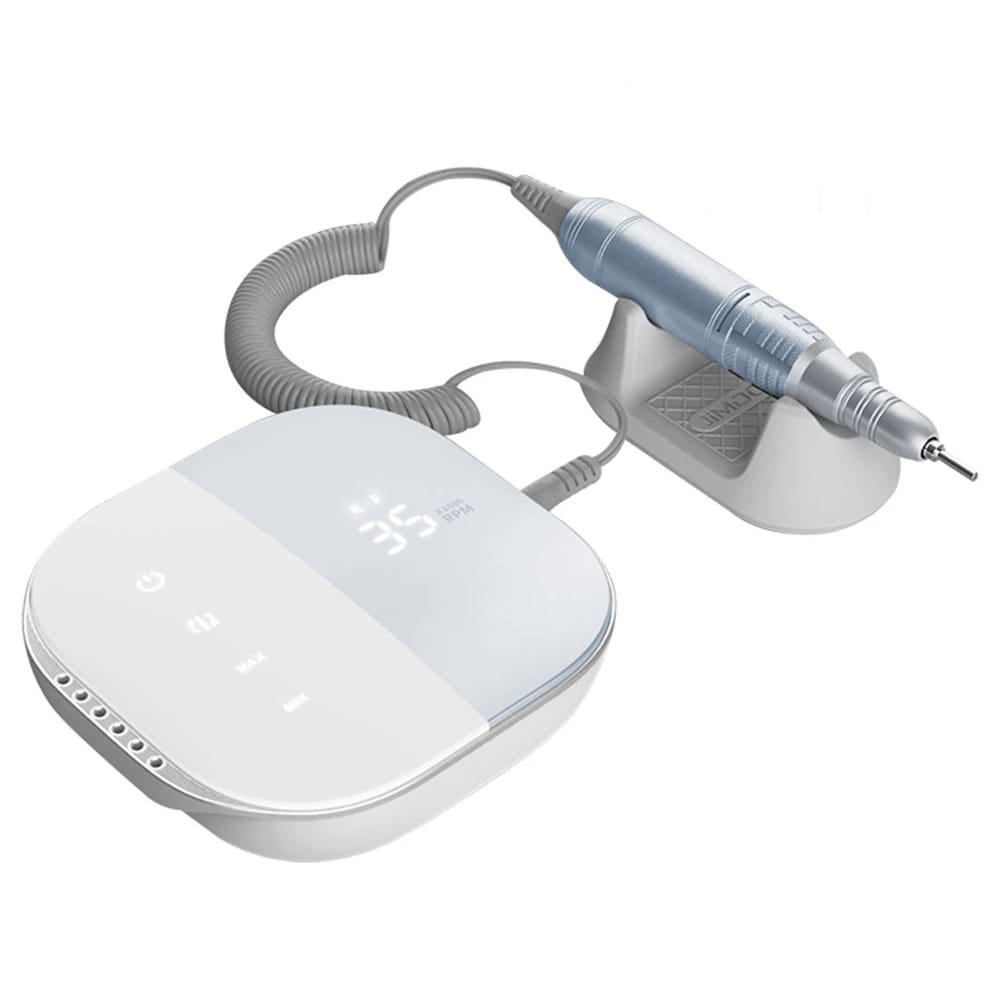 Bruska na nehty 30W dotykový LCD panel 35000 Rpm Modrá