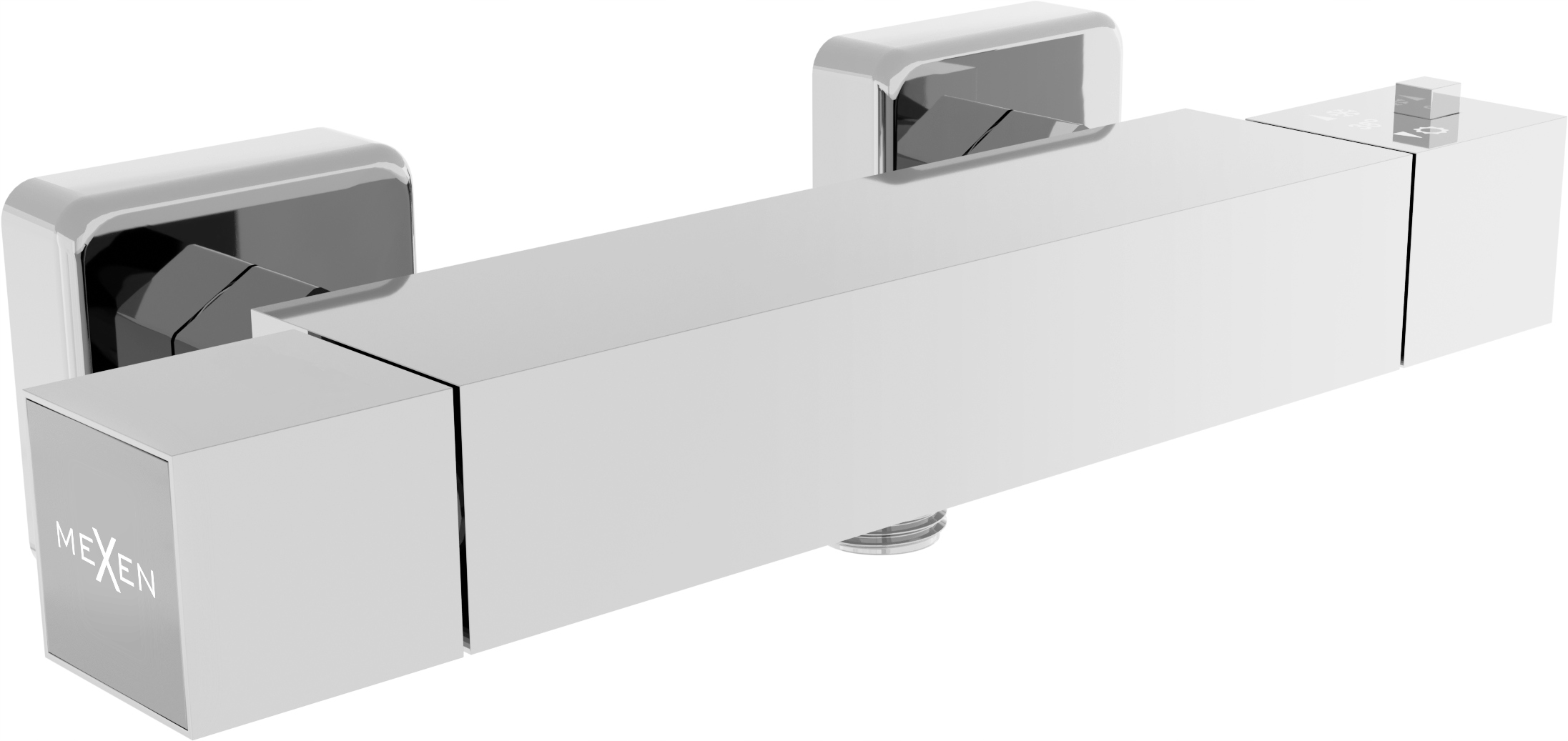 

Mexen Cube Bateria Termostatyczna Natryskowa Chrom