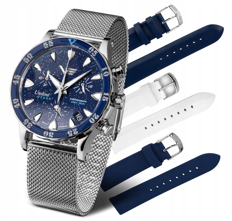 Nové originální dámské hodinky Vostok Europe VK68-515A756 Undine 3 řemínky