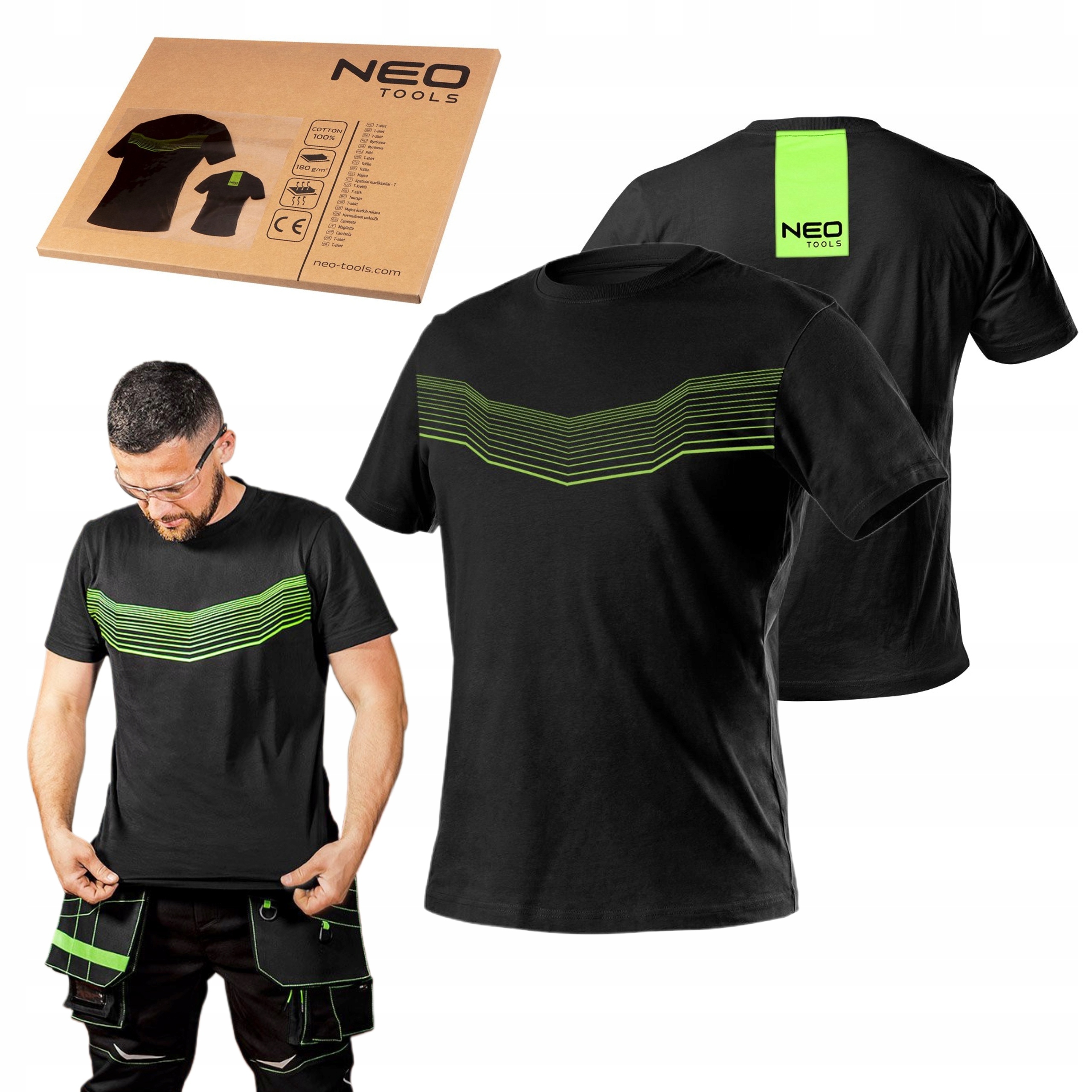 NEO Tools Herren T-Shirt Camo - Arbeits T-Shirt Aus 100% Baumwolle