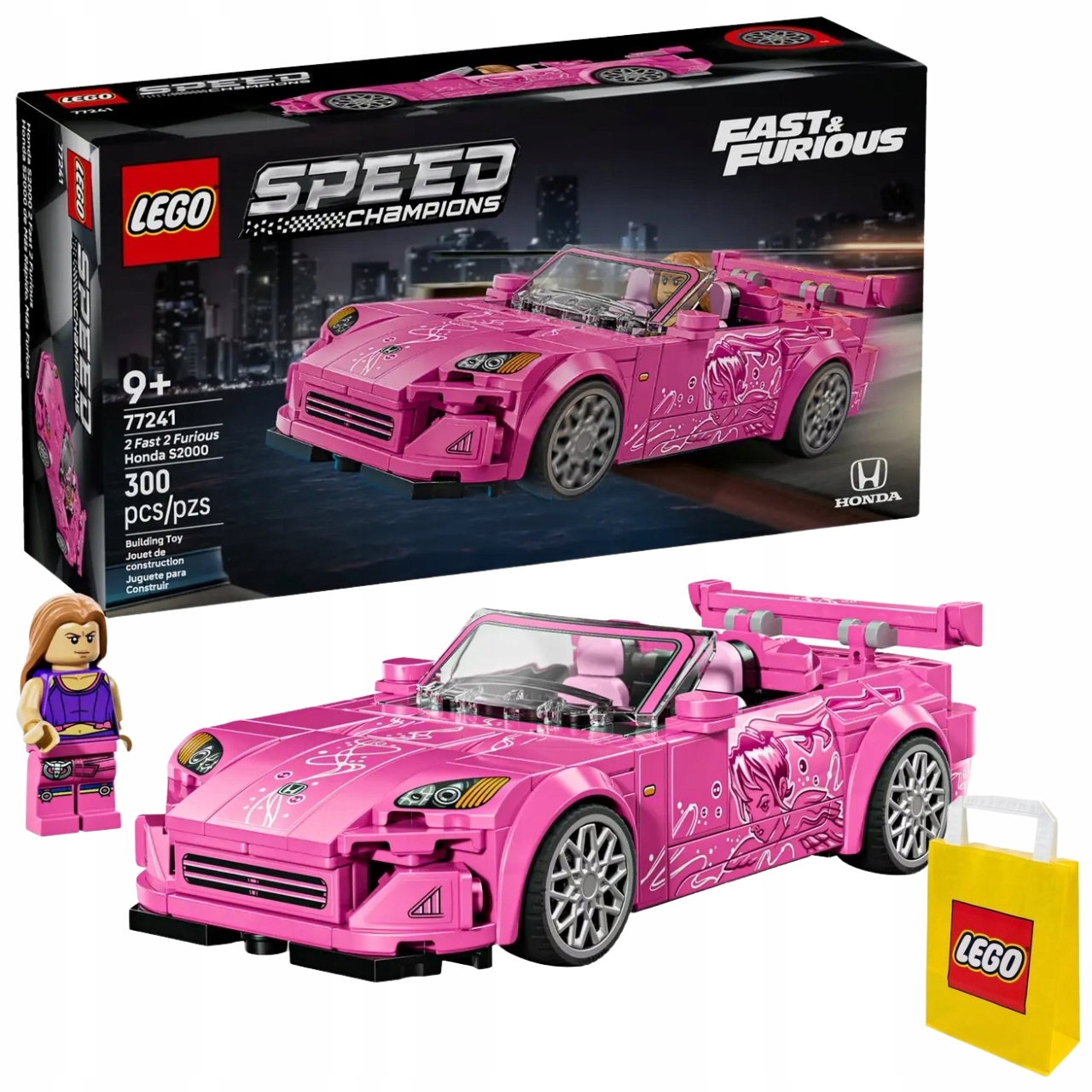Lego Speed Champions 77241 Honda S2000 z filmu Příliš rychle naštvaní taška