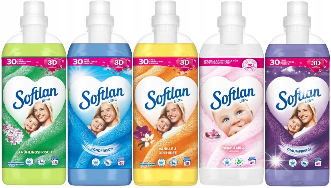 Softlan 3D Ultra Koncentrát tekutá aviváž 5x45p
