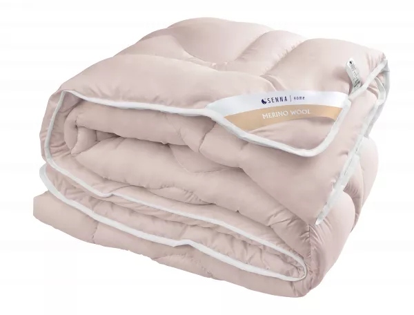 Vlněná přikrývka 155x200 Merino Wool růžová 2,1 kg 100% přírodní vlna