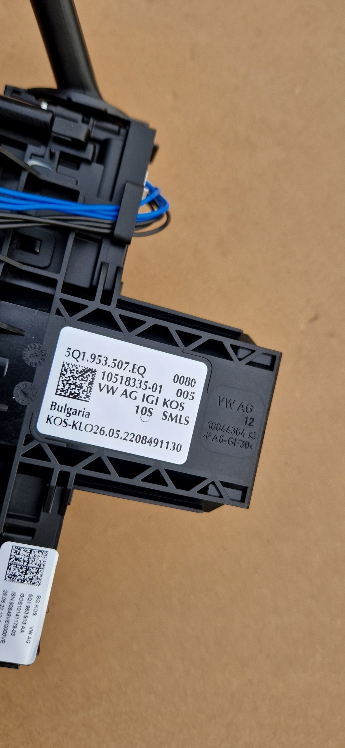 PAJAK DEVIO LUCI DEVIO 5Q1953507EQ 5Q1953549D VW AUDI nuovo