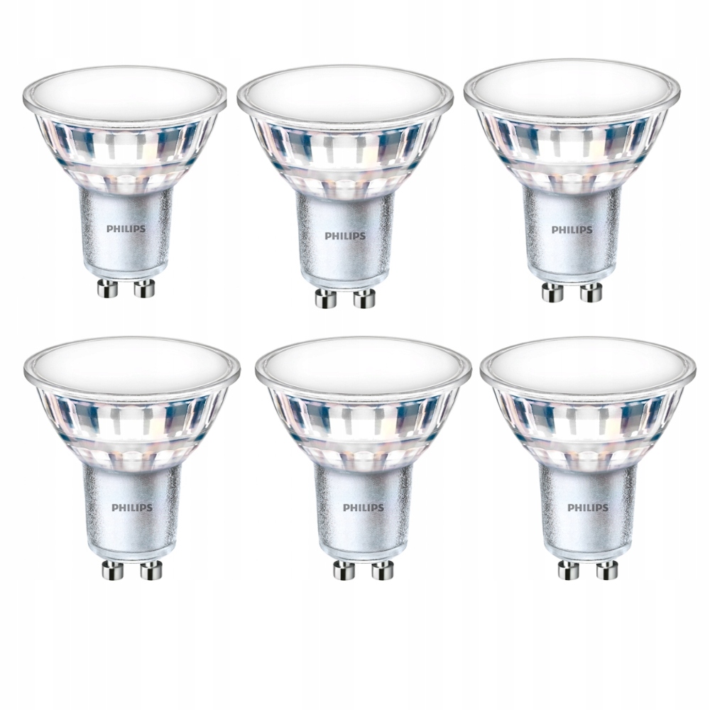 

6x Żarówka Led GU10 4,9W 550lm 120ST Philips zimna