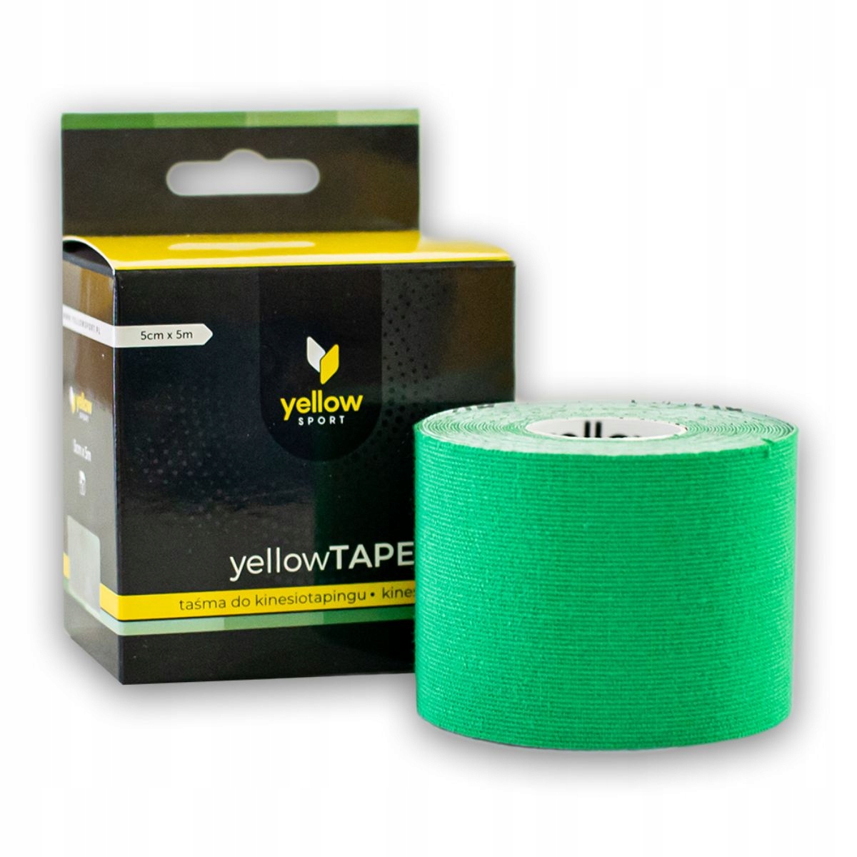 

YellowTAPE Taśma do kinesiotapingu Tejpy Zielony