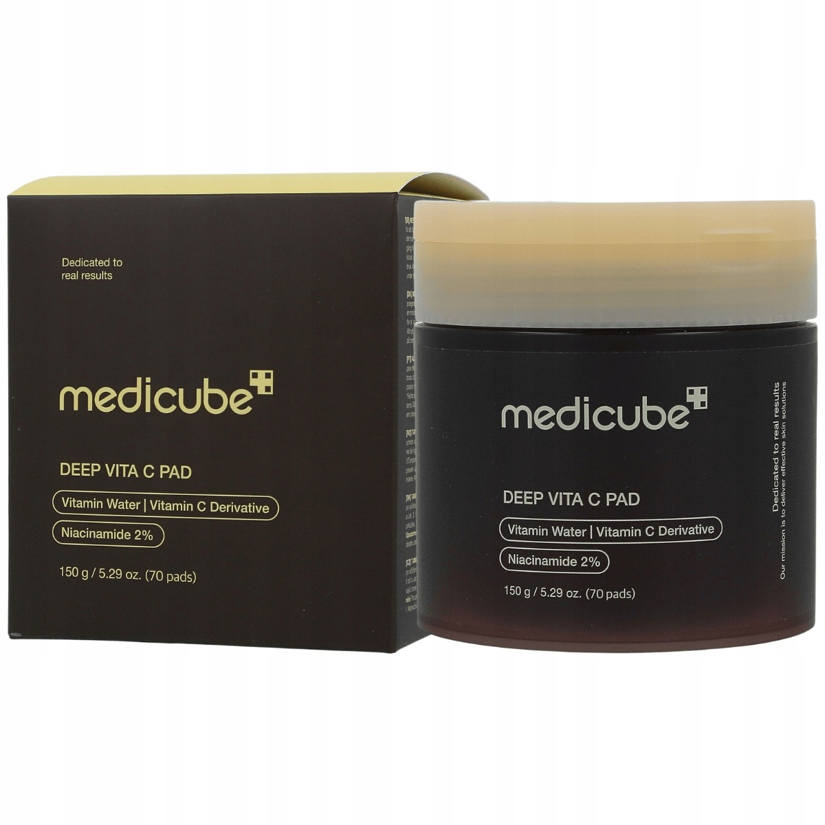 Medicube Deep Vita C Pad 70 ea – rozjasňující vločky s vitamínem C