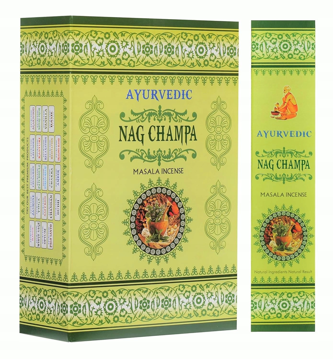 KADZIDEŁKA NAG CHAMPA 15g x 12szt. DUŻY BOX