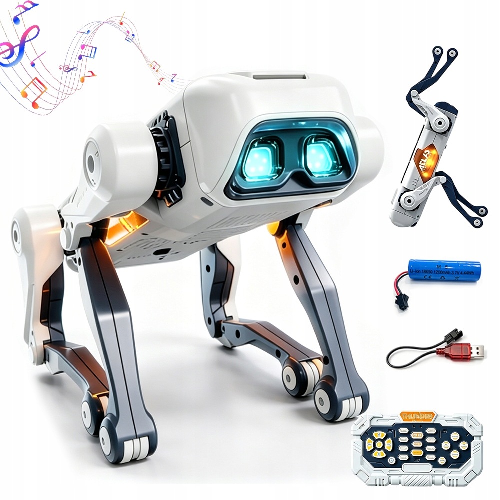 Inteligentny Pies Robot Ai 6-12 Lat Pies Zdalnie Sterowany Programowania