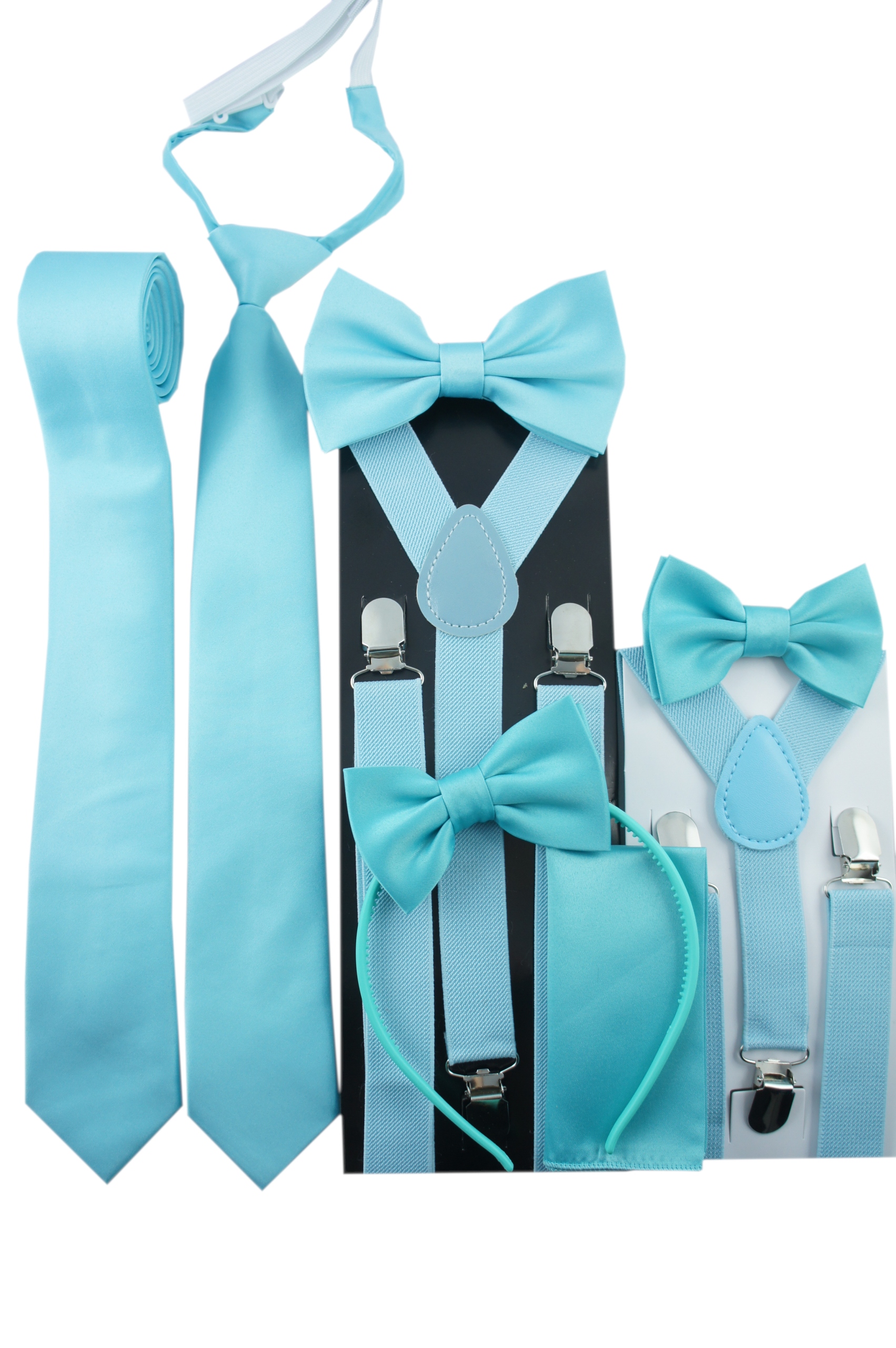 Muszka dla chłopaka miętowa PREMIUM elegancka Kolor zielony