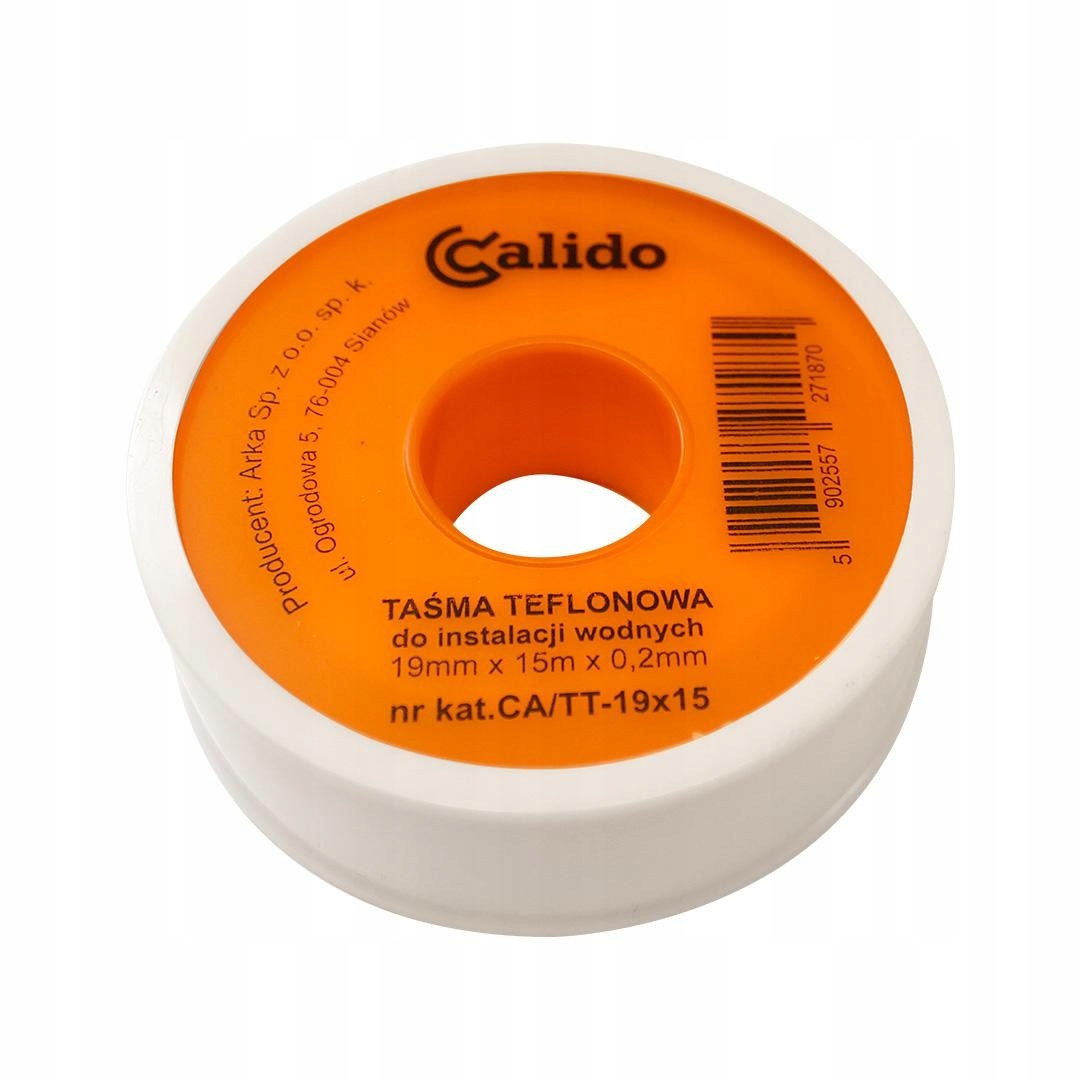Taśma teflonowa 19x0,2x15m