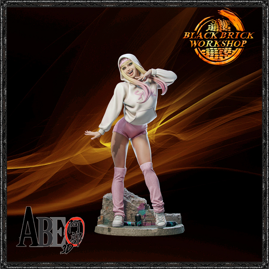 Gwen Stacy Neupravené Abe 3D Měřítko 1/12 (150 mm) (sfw) 3D tisk