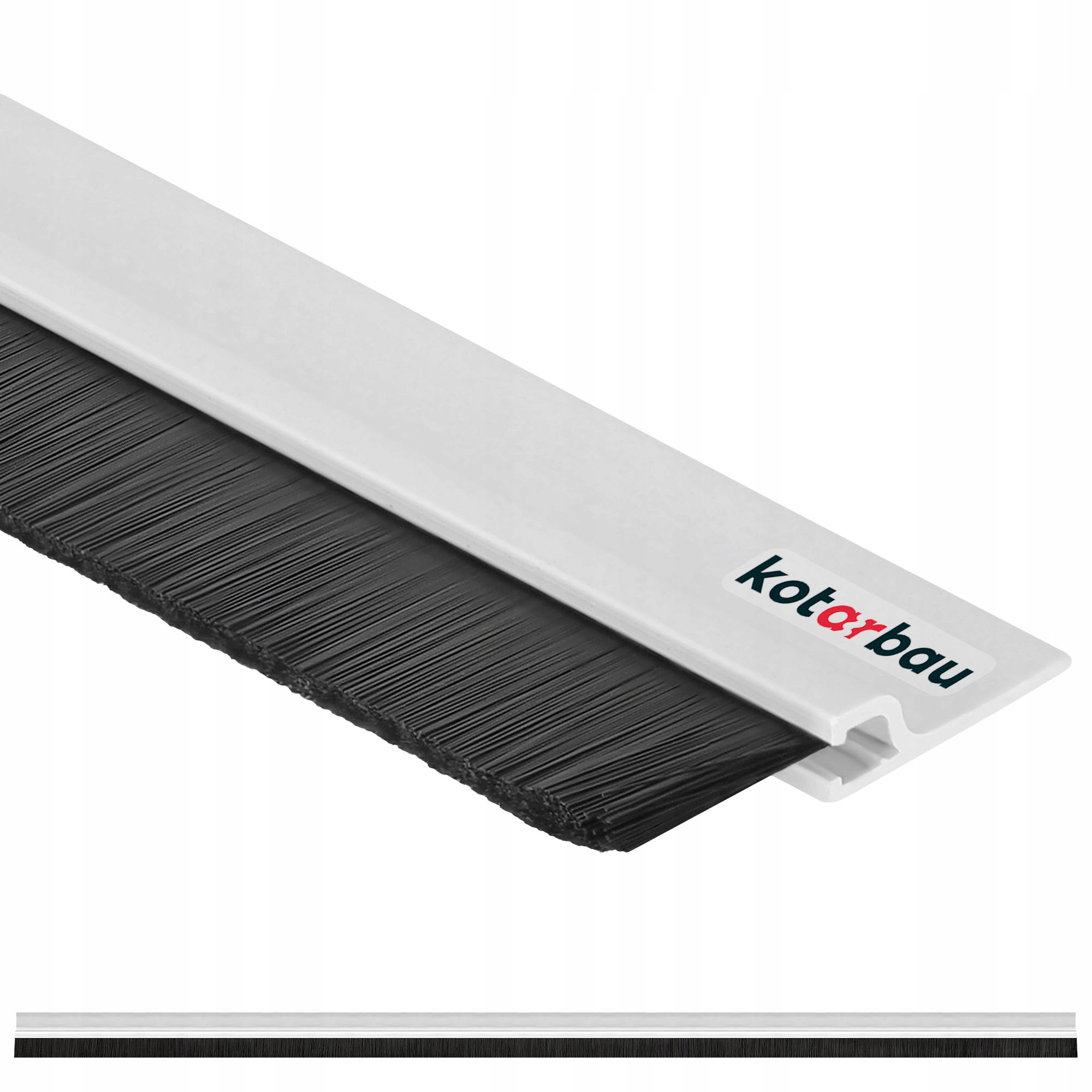 LISTWA SZCZOTKOWA DRZWIOWA 1 USZCZELNIAJĄCA BIAŁA DO DRZWI SAMOPRZYLEPNA