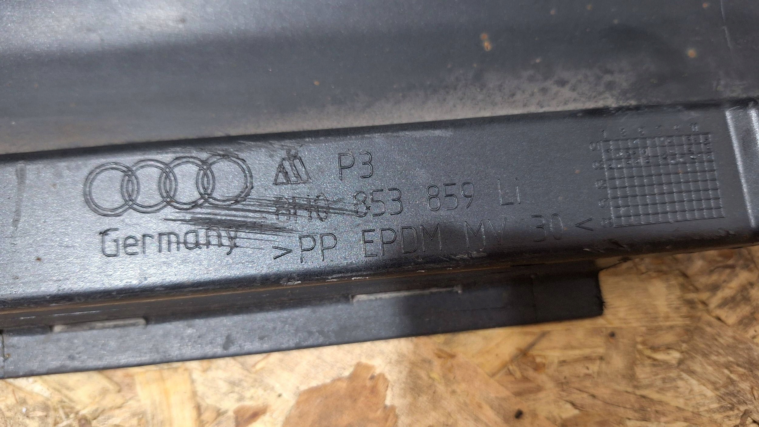 cap threshold moulding threshold left AUDI A4 CABRIO 04- 8H0853859