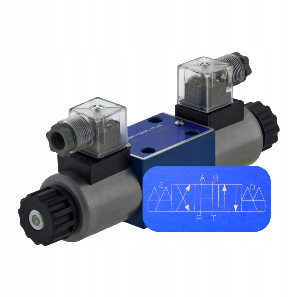Elektroventil Cetop 3 NG06 H 4WE6 ADB3 DG4V 12V 60L elektrický rozdělovač