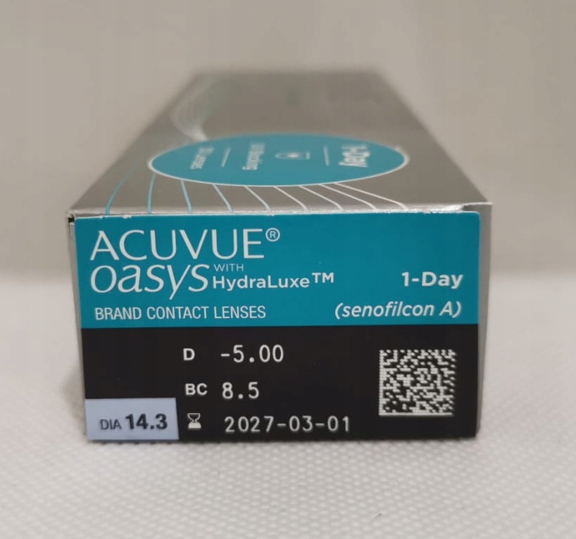 Однодневные линзы Acuvue Oasys 1day 5 шт -3.0 EAN (GTIN) 733905818608