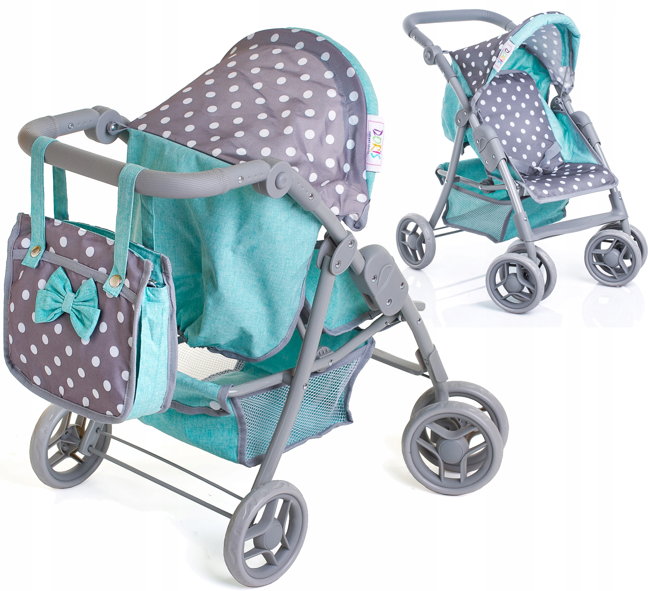 

Duży Wózek Spacerowy spacerówka dla lalek Doris