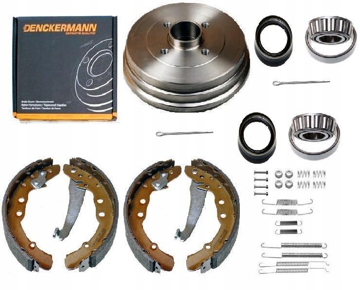 ALL0326 - БАРАБАНЫ ЧЕЛЮСТИ ПОДШИПНИК VW CADDY СИДЕНЬЕ ИНКА 95-99