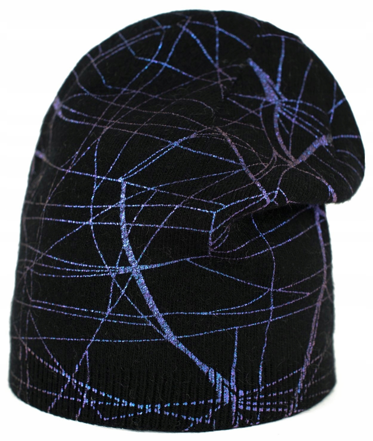 

Szaleo Kaszmirowa czapka Glitter lines cz21318-3