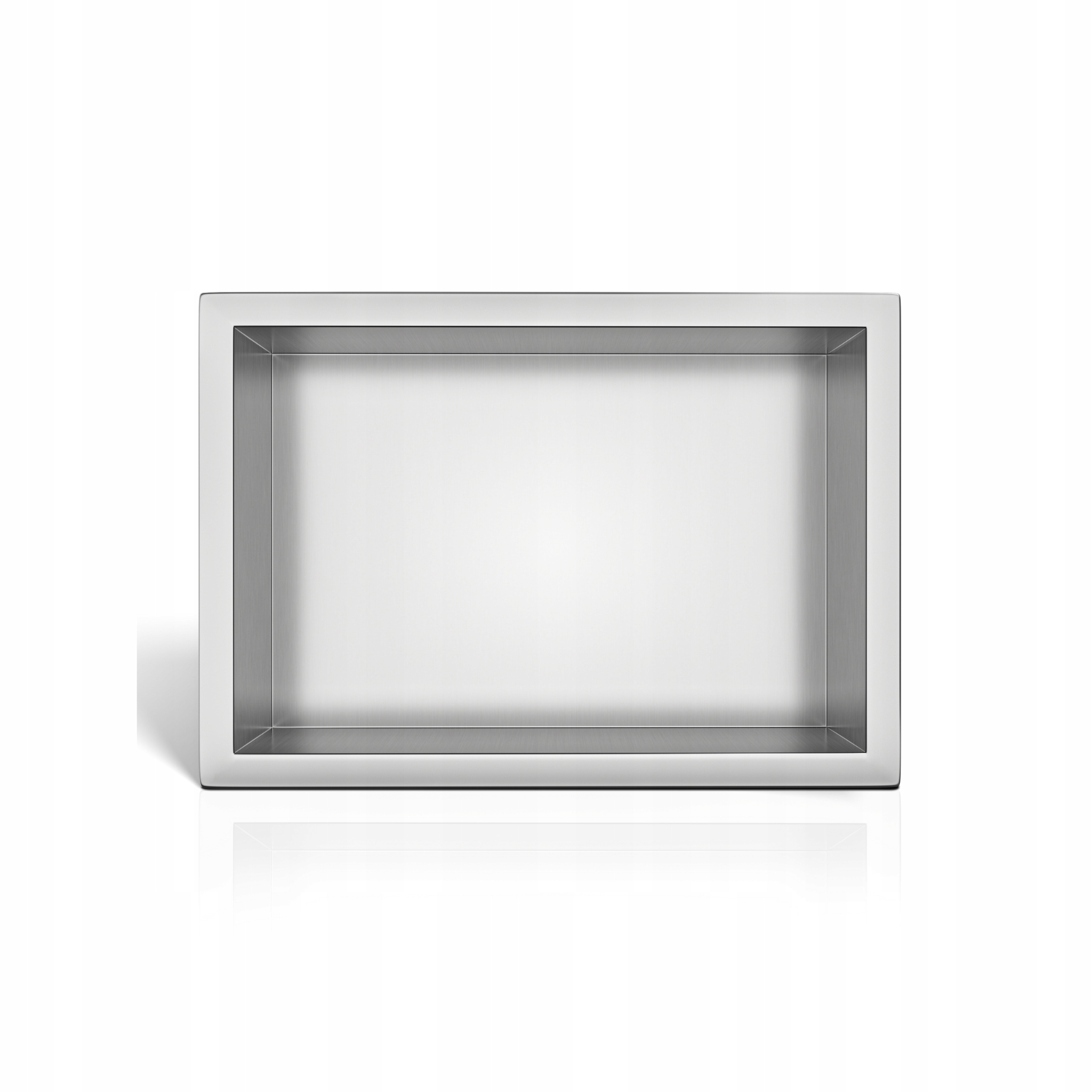 Balneo Kúpeľňová Vstavaná Polica 30x20x10 cm Inox Nerez Wall-box One