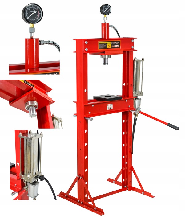 Prasa 20T Hydrauliczno-Pneumatyczna MOCNA SOLIDNA Kod producenta PHP20TAM