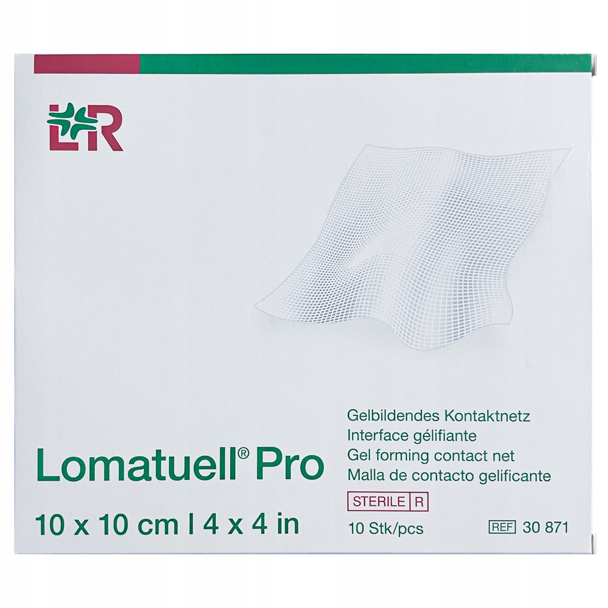 

L&r Lomatuell Pro żelowa siatka 10x10cm 10szt.