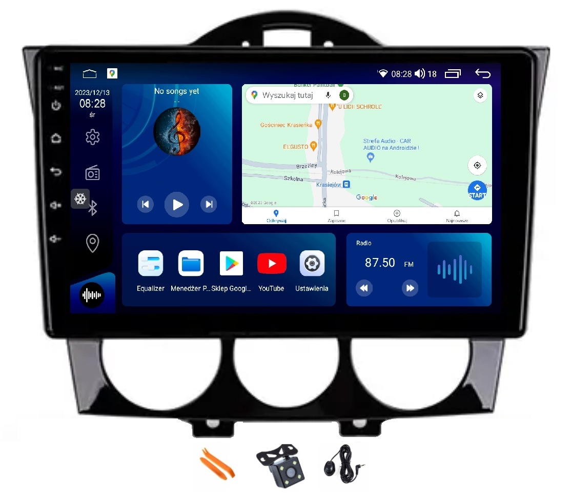 Radio Android Navigace Mazda RX8 03-12 6/128GB Lte 4G CarPlay Gps