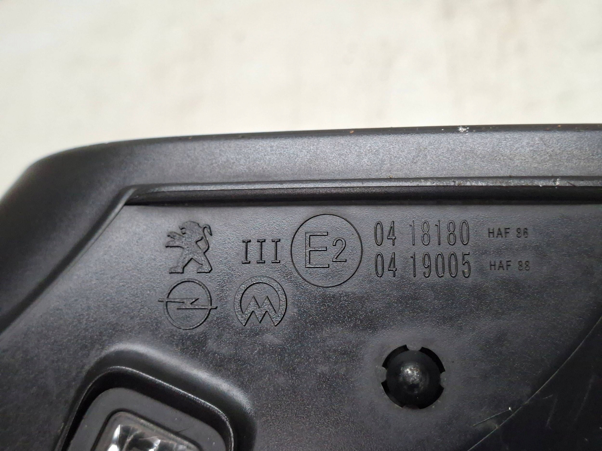 mirror exterior right 12 PIN PEUGEOT 208 II 2019