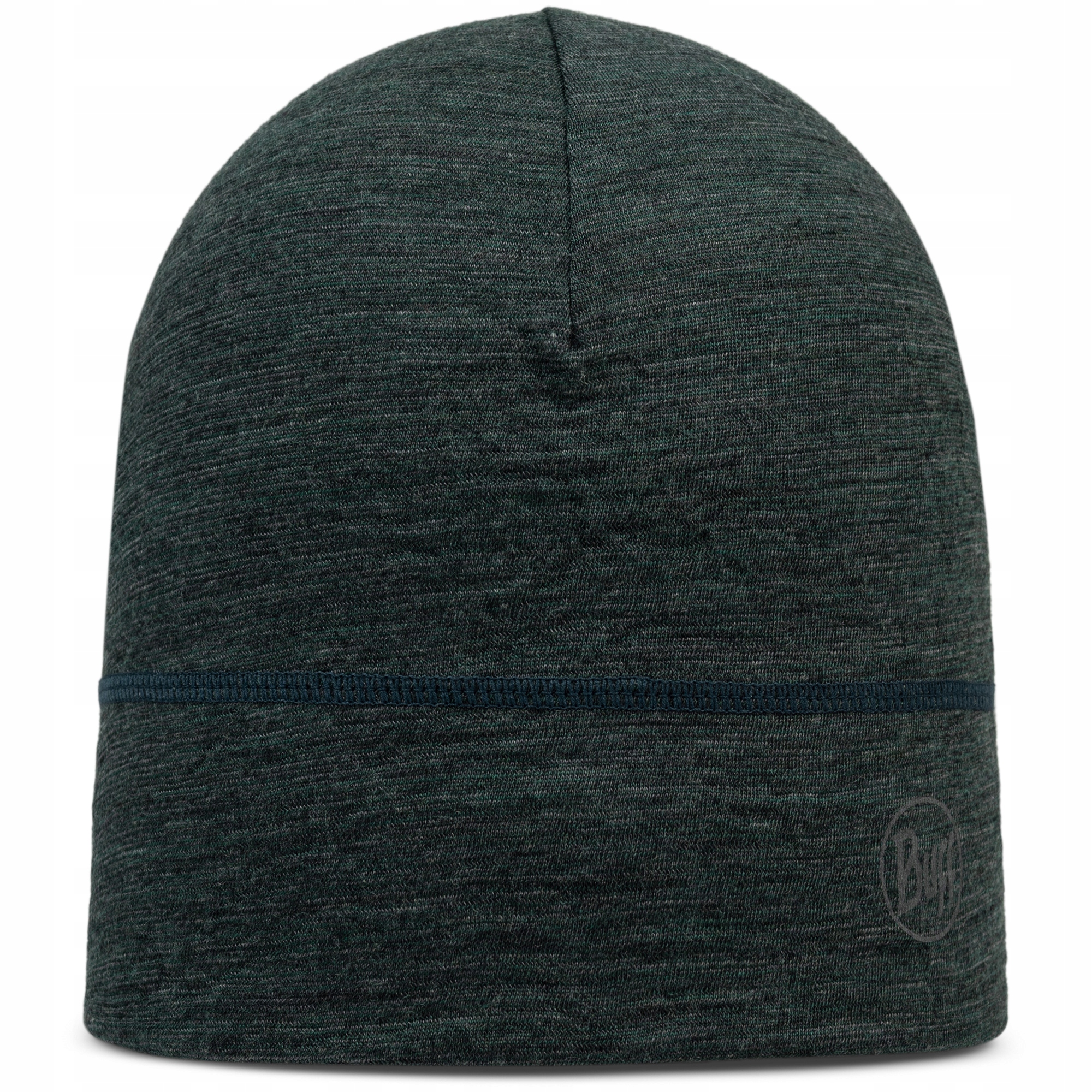 Buff Čepice z vlny Merino Lightweight Beanie Multistripes Forest