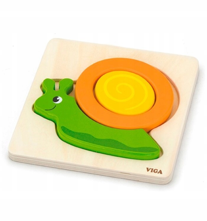 

Drewniane Puzzle Maluszka Ślimak 59931 Viga