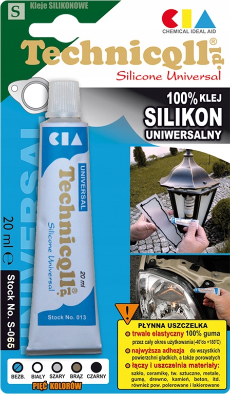 

Silikon Uniwersalny Technicqll S-065 Szary 20ml