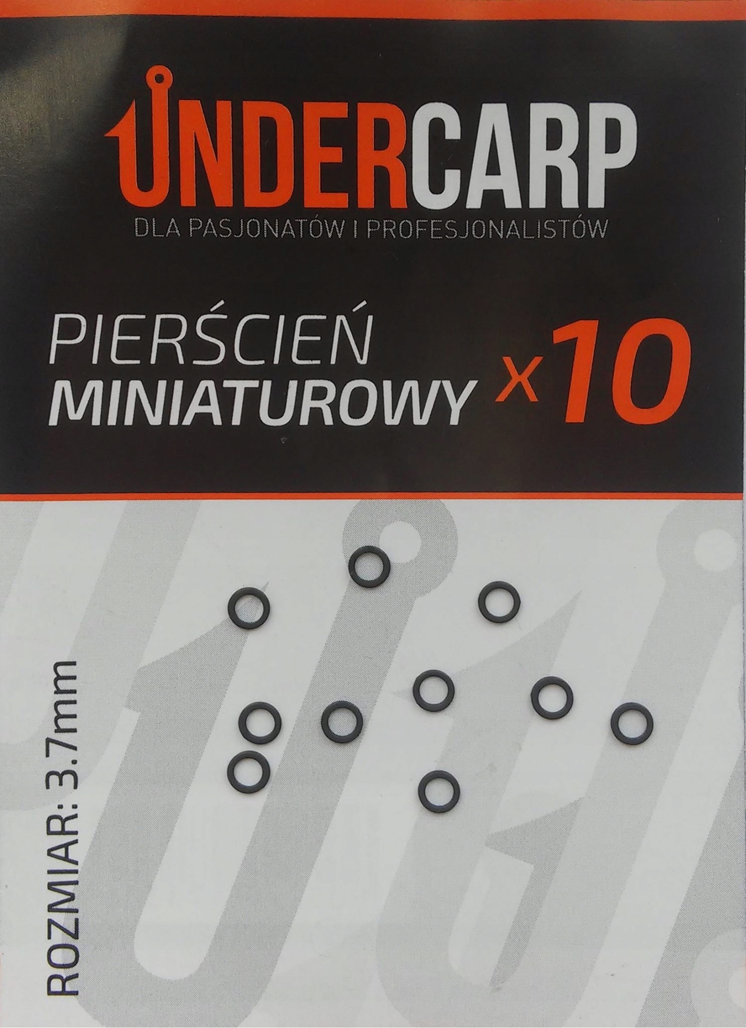 Undercarp Pierścień Miniaturowy 3,7 mm
