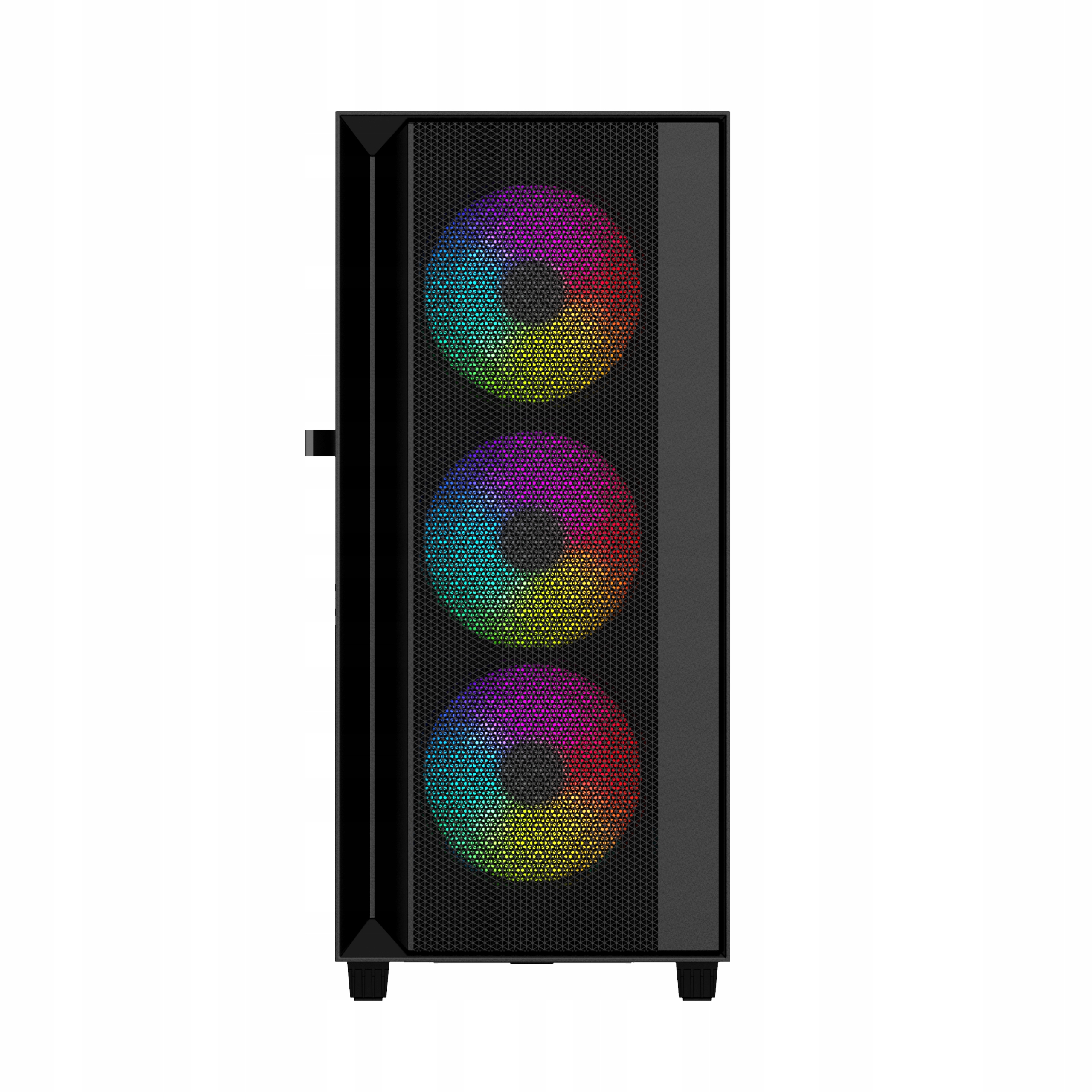 Gembird Fornax 4000 Argb/ Midi Tower/ Transpar./ Čierna CCC-FC-4000