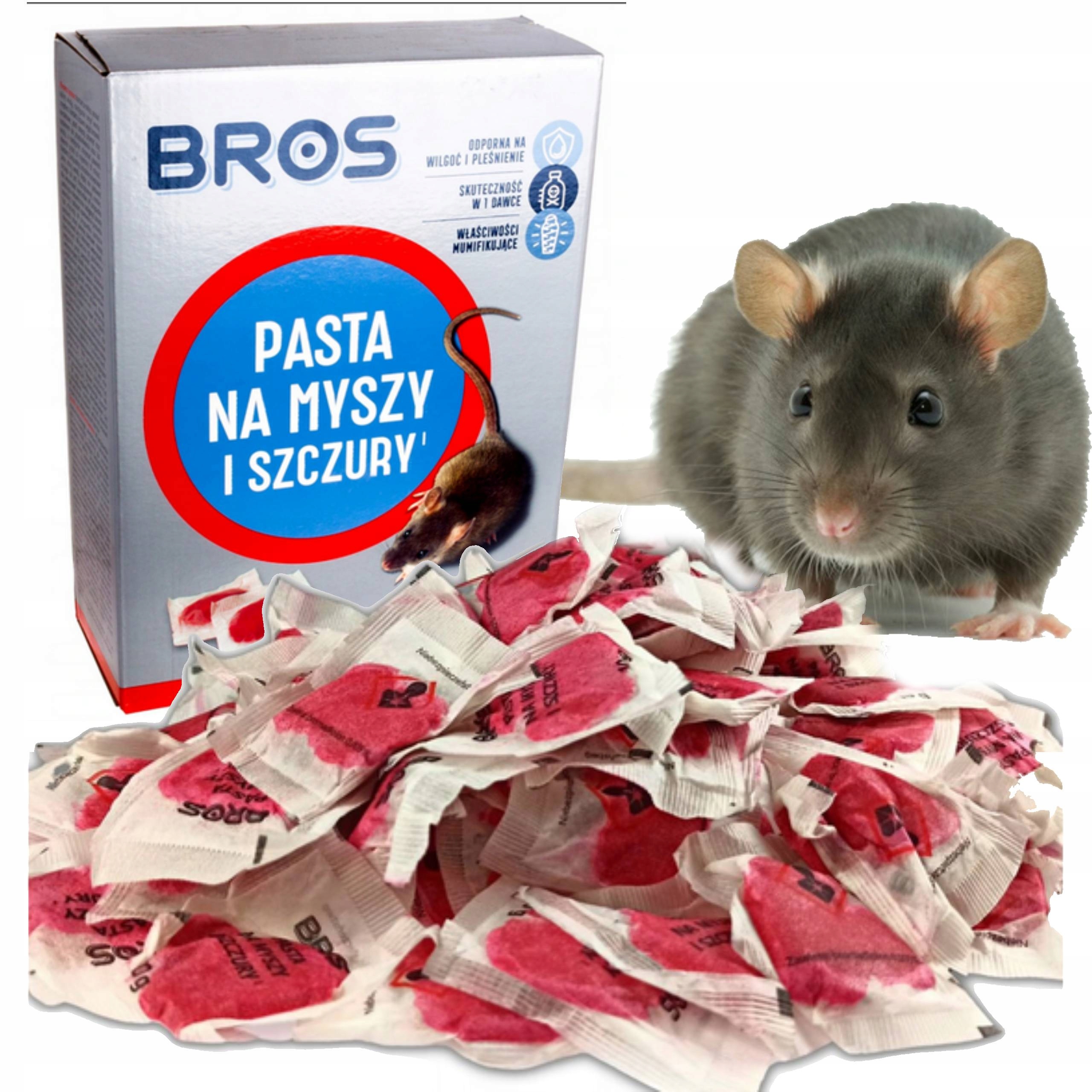 

Bros Pasta Silna Trutka Na Myszy i Szczury 1KG