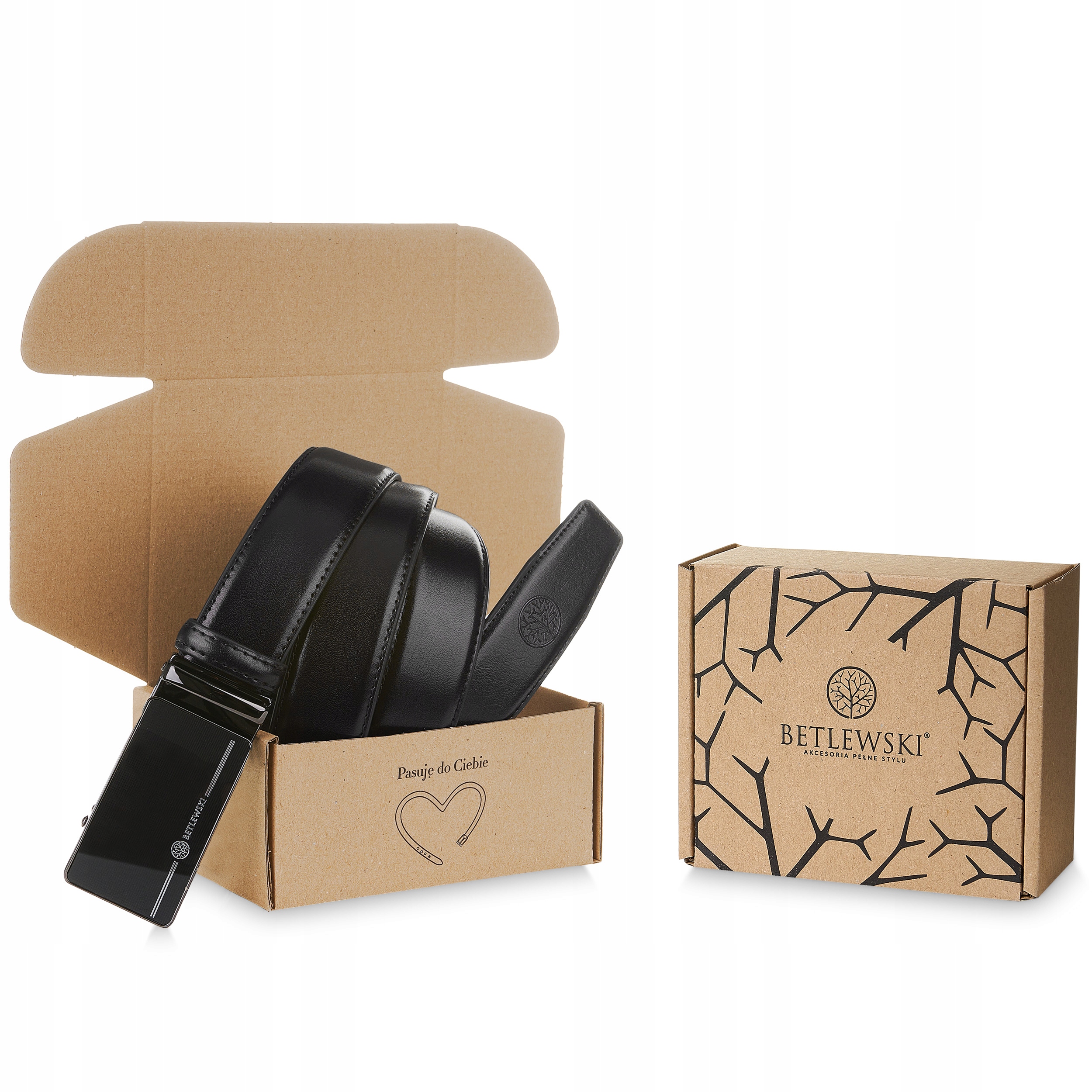 

Betlewski pasek skórzany męski spodni duża klamra