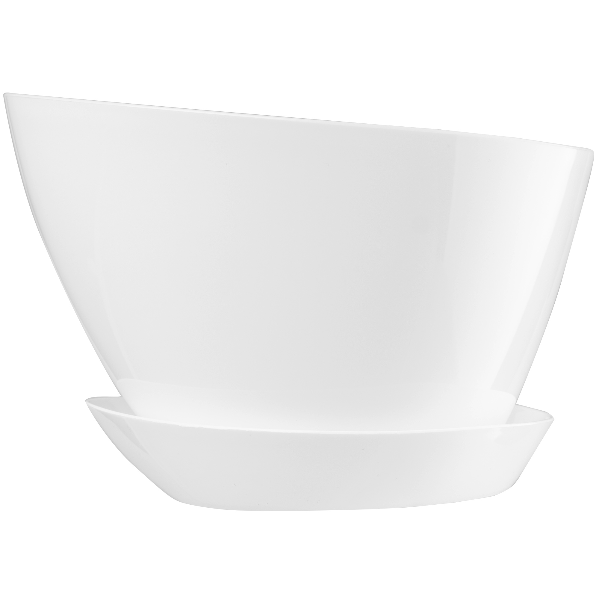 

Doniczka Osłonka Na Kwiaty Podstawka Biała 18cm