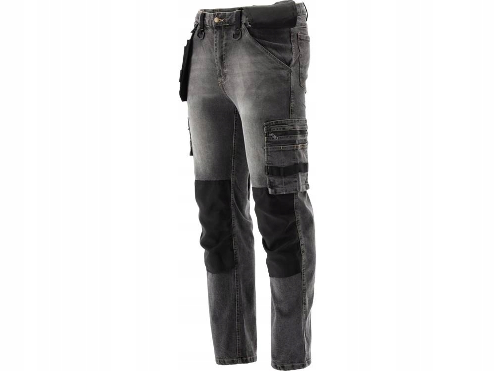 SPODNIE ROBOCZE OCHRONNE MONTERSKIE JEANS ROZ. 2XL EAN (GTIN) 5906083091247